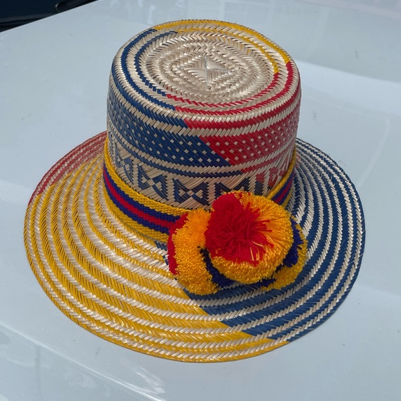 Authentic Wayuu Hats! Just one says Colombia - Picture 2 of 3